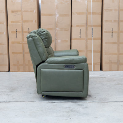 Venus Three Seat Triple-Motor Electric Recliner Lounge - Moss
