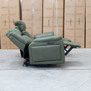 The Venus Three Seat Triple-Motor Electric Recliner Lounge - Moss available to purchase from Warehouse Furniture Clearance at our next sale event.