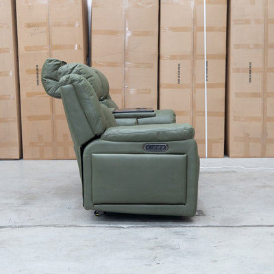 Venus Three Seat Triple-Motor Electric Recliner Lounge - Moss