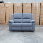 The Hayman Two Seat Recliner Lounge - Slate available to purchase from Warehouse Furniture Clearance at our next sale event.