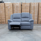 The Hayman Two Seat Recliner Lounge - Slate available to purchase from Warehouse Furniture Clearance at our next sale event.