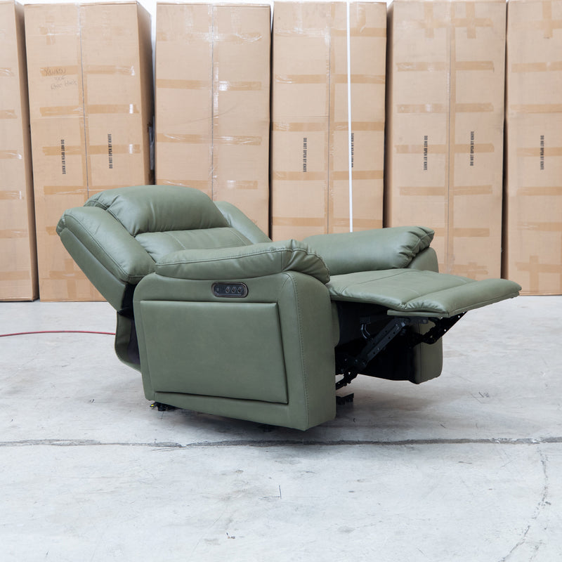 Venus Triple-Motor Electric Recliner - Moss