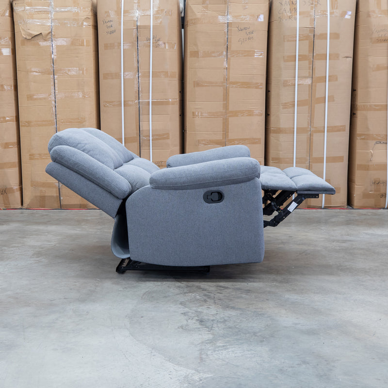 Hayman Two Seat Recliner Lounge - Slate