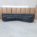 The Eathon Modular Electric Corner Lounge - Charcoal available to purchase from Warehouse Furniture Clearance at our next sale event.