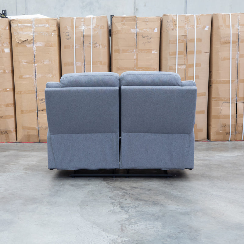 Hayman Two Seat Recliner Lounge - Slate