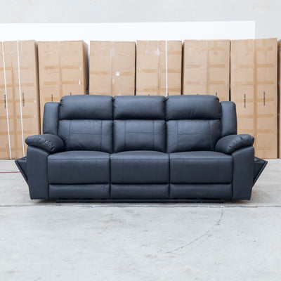 Venus Three Seat Triple-Motor Electric Recliner Lounge - Coal