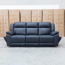 The Venus Three Seat Triple-Motor Electric Recliner Lounge - Coal available to purchase from Warehouse Furniture Clearance at our next sale event.