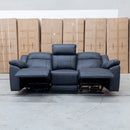 The Venus Three Seat Triple-Motor Electric Recliner Lounge - Coal available to purchase from Warehouse Furniture Clearance at our next sale event.