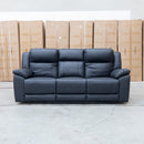 The Venus Three Seat Triple-Motor Electric Recliner Lounge - Coal available to purchase from Warehouse Furniture Clearance at our next sale event.