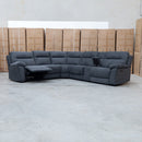 The Eathon Modular Electric Corner Lounge - Charcoal available to purchase from Warehouse Furniture Clearance at our next sale event.