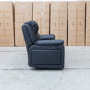 The Venus Three Seat Triple-Motor Electric Recliner Lounge - Coal available to purchase from Warehouse Furniture Clearance at our next sale event.