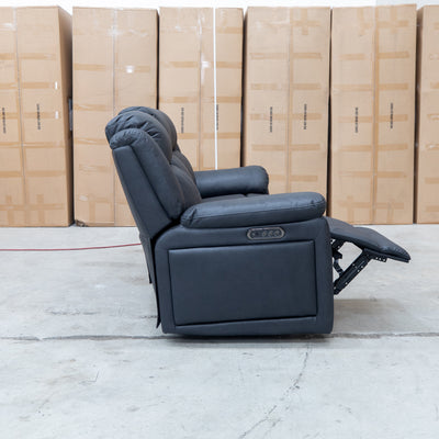 Venus Three Seat Triple-Motor Electric Recliner Lounge - Coal