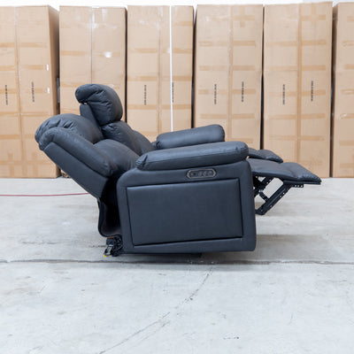 Venus Three Seat Triple-Motor Electric Recliner Lounge - Coal
