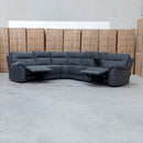 The Eathon Modular Electric Corner Lounge - Charcoal available to purchase from Warehouse Furniture Clearance at our next sale event.