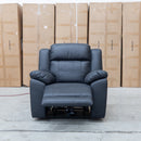 The Venus Triple-Motor Electric Recliner - Coal available to purchase from Warehouse Furniture Clearance at our next sale event.