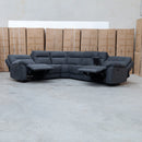 The Eathon Modular Electric Corner Lounge - Charcoal available to purchase from Warehouse Furniture Clearance at our next sale event.