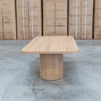 The Hastings Tasmanian Oak Rectangle Coffee Table available to purchase from Warehouse Furniture Clearance at our next sale event.