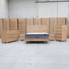 The Mandalay Mountain Ash 2 Drawer Bedside available to purchase from Warehouse Furniture Clearance at our next sale event.