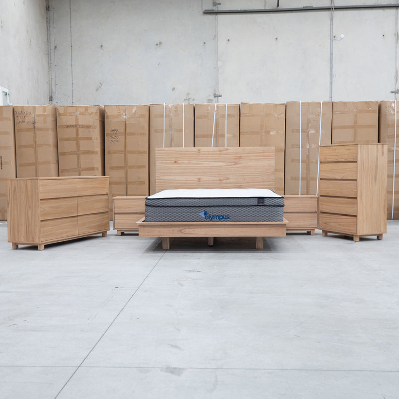 The Mandalay Mountain Ash 2 Drawer Bedside