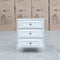 The Hampton 3 Drawer Bedside available to purchase from Warehouse Furniture Clearance at our next sale event.