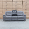 The Venus Three Seat Dual-Motor Electric Recliner Lounge - Ash available to purchase from Warehouse Furniture Clearance at our next sale event.