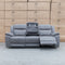 The Venus Three Seat Dual-Motor Electric Recliner Lounge - Ash available to purchase from Warehouse Furniture Clearance at our next sale event.