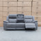 The Venus Three Seat Dual-Motor Electric Recliner Lounge - Ash available to purchase from Warehouse Furniture Clearance at our next sale event.