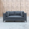 The Alara Two Seat Fabric Lounge - Grey available to purchase from Warehouse Furniture Clearance at our next sale event.