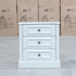 The Hampton 3 Drawer Bedside - X Side