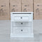 The Hampton 3 Drawer Bedside - X Side available to purchase from Warehouse Furniture Clearance at our next sale event.