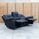 The Airlie Three Seat Electric Recliner Lounge - Coal available to purchase from Warehouse Furniture Clearance at our next sale event.