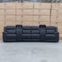 The Venus Four Seat Triple Motor Recliner Theatre Lounge - Jet - PRE ORDER Available After 26th October