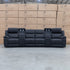 The Venus Four Seat Triple Motor Recliner Theatre Lounge - Jet - PRE ORDER Available After 26th October