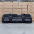The Venus Four Seat Triple Motor Recliner Theatre Lounge - Jet - PRE ORDER Available After 26th October