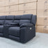 The Venus Four Seat Triple Motor Recliner Theatre Lounge - Jet - PRE ORDER Available After 26th October