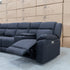 The Venus Four Seat Triple Motor Recliner Theatre Lounge - Jet - PRE ORDER Available After 26th October