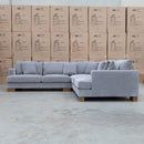 The Daxton Deep Seat Corner Lounge - Lynx Smoke available to purchase from Warehouse Furniture Clearance at our next sale event.