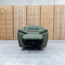 The Airlie Electric Swivel Glider Recliner - Moss available to purchase from Warehouse Furniture Clearance at our next sale event.