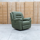 The Airlie Electric Swivel Glider Recliner - Moss available to purchase from Warehouse Furniture Clearance at our next sale event.