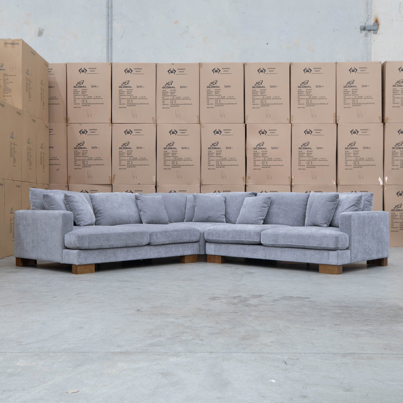 The Daxton Deep Seat Corner Lounge - Lynx Smoke available to purchase from Warehouse Furniture Clearance at our next sale event.