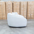 Sienna Oversized Swivel Chair - Snow Veda