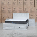 The Olympus Zoned Pocket Coil Mattress - Double available to purchase from Warehouse Furniture Clearance at our next sale event.