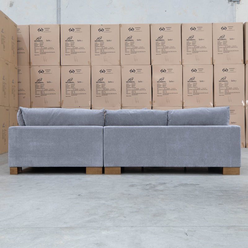 The Daxton Deep Seat Corner Lounge - Lynx Smoke available to purchase from Warehouse Furniture Clearance at our next sale event.