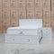 The Hampton Hardwood Queen Storage Bed available to purchase from Warehouse Furniture Clearance at our next sale event.