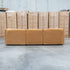 The Sienna Feather & Foam Modular Corner Lounge with Ottoman - Ochre