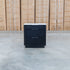 Province Three Drawer Bedside - Black & White Jazz Top