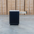 Province Three Drawer Bedside - Black & White Jazz Top