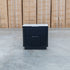 Province Two Drawer Bedside - Black & White Jazz Top