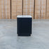 Province Two Drawer Bedside - Black & White Jazz Top