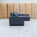 The Paige Reversible Chaise Lounge - Charcoal available to purchase from Warehouse Furniture Clearance at our next sale event.